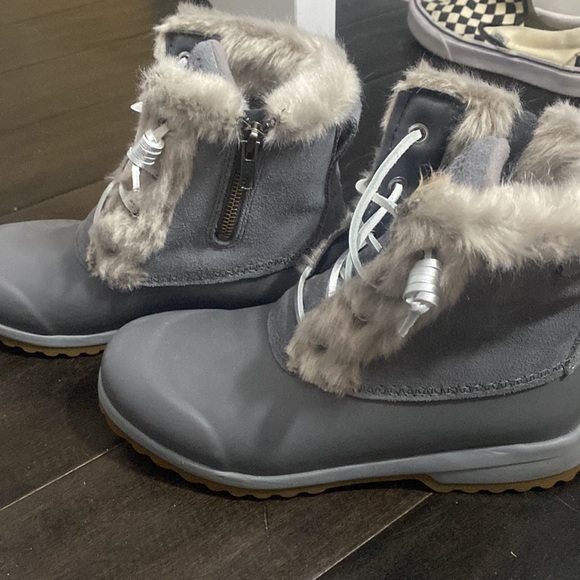 Sperry Grey Boots - Picture 2 of 3